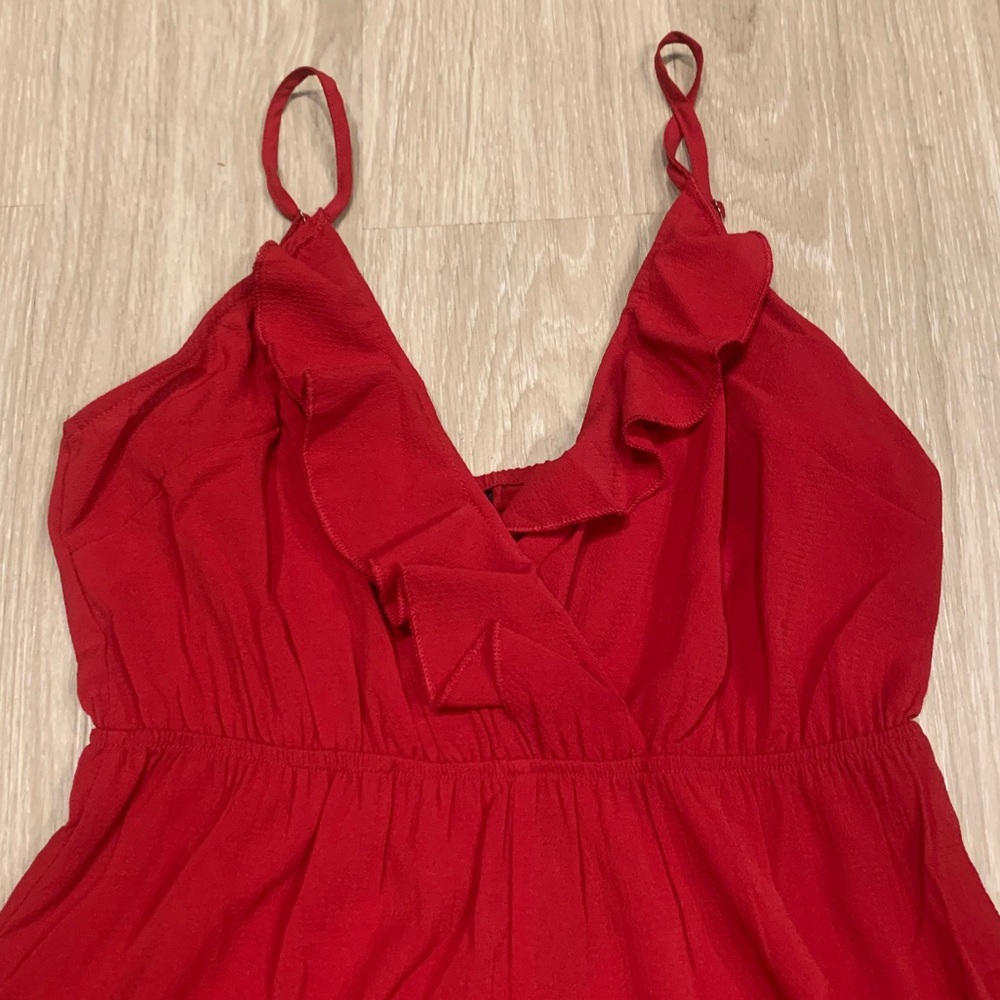 Zaful cherry red romper - M - Picture 2 of 6